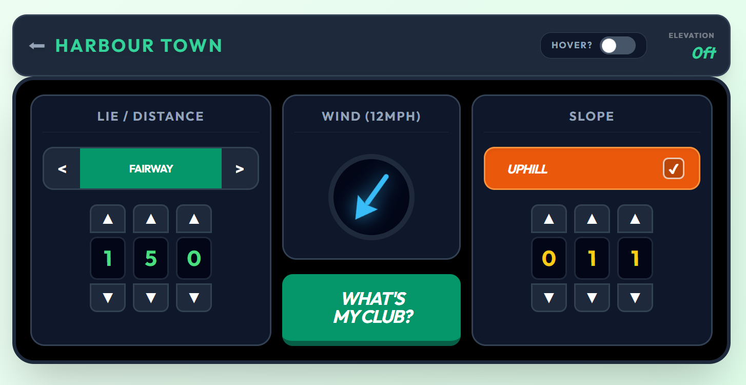 Caddify HUD Zoomed 1